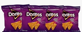 (( best by 10/24//2023)) Doritos Flavored Tortilla Chips Spicy Sweet Chili 1.75 Ounce Pack Of 64