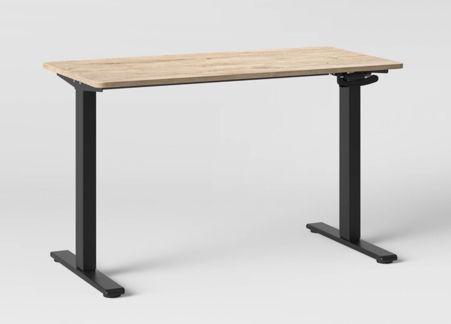 Loring Manual Height Adjustable Standing Desk Vintage Oak Threshold™