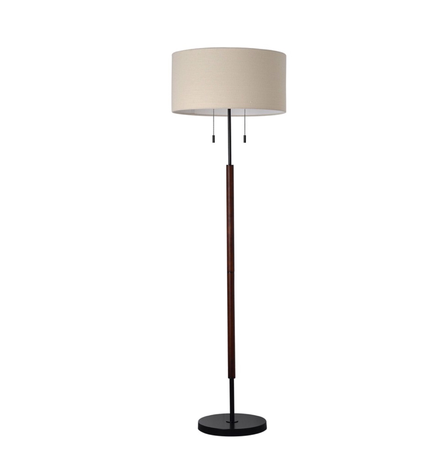 Cut Off Base Floor Lamp Black (Includes LED Light Bulb) - Project 62