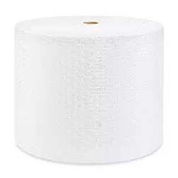 Perforated Air Bubble Rolls 24" X 250' X 1/2", Clear, 2/pack, Bw12s24p