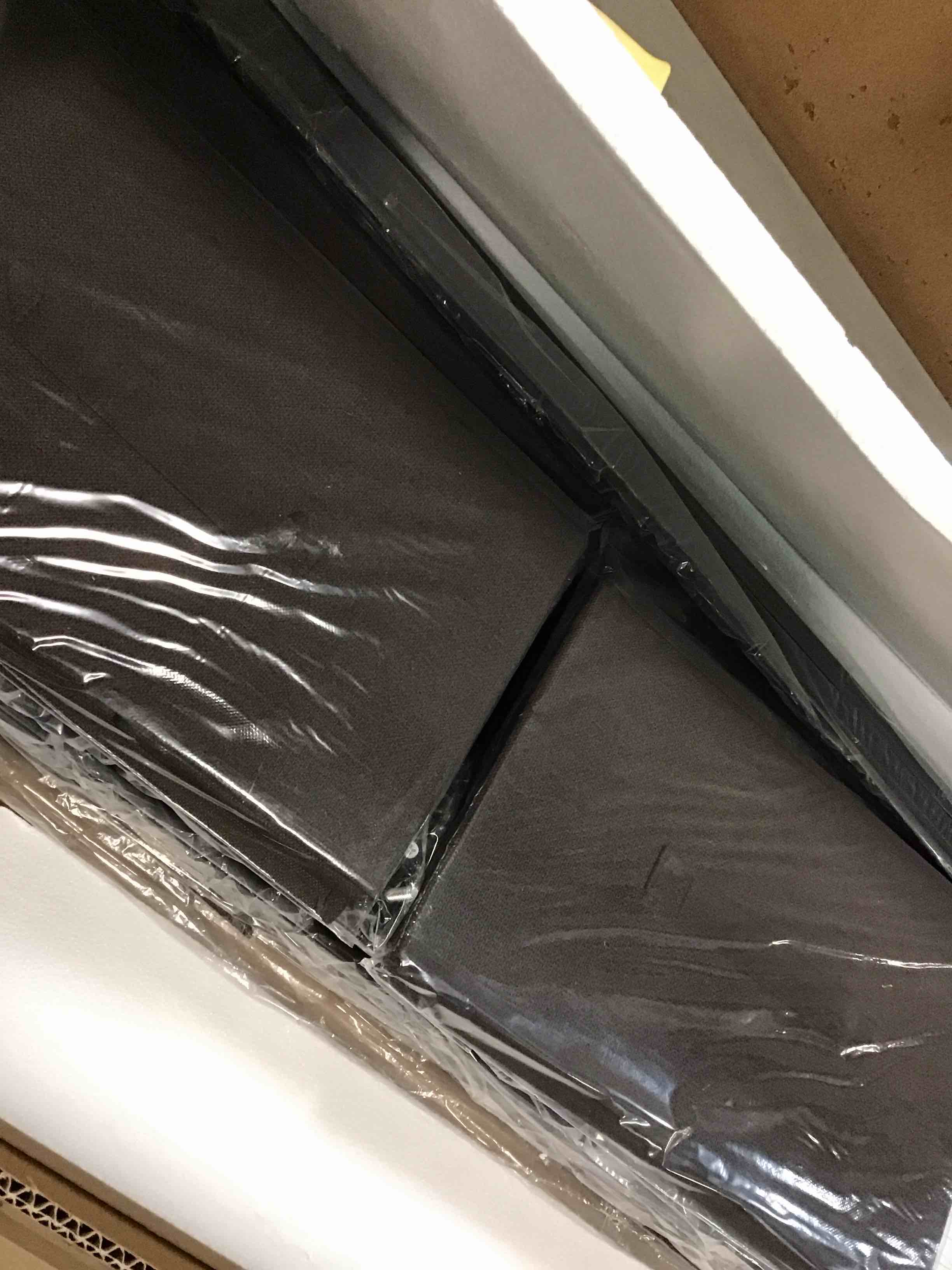 VIOUS Fabric Dresser with 8 Drawers, 33.8" x 11.8" x 38.6", Vertical Fabric Storage Tower, Metal Frame and Wooden Desktop (Brown)