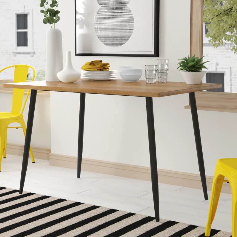 Neidig Metal Base Dining Table