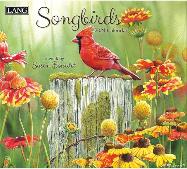 LANG Songbird 2024 Wall Calendar