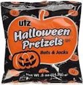 Utz Halloween Bat & Pumpkin Shaped Treats Pretzel, 18 oz, 36 Treat Bags 