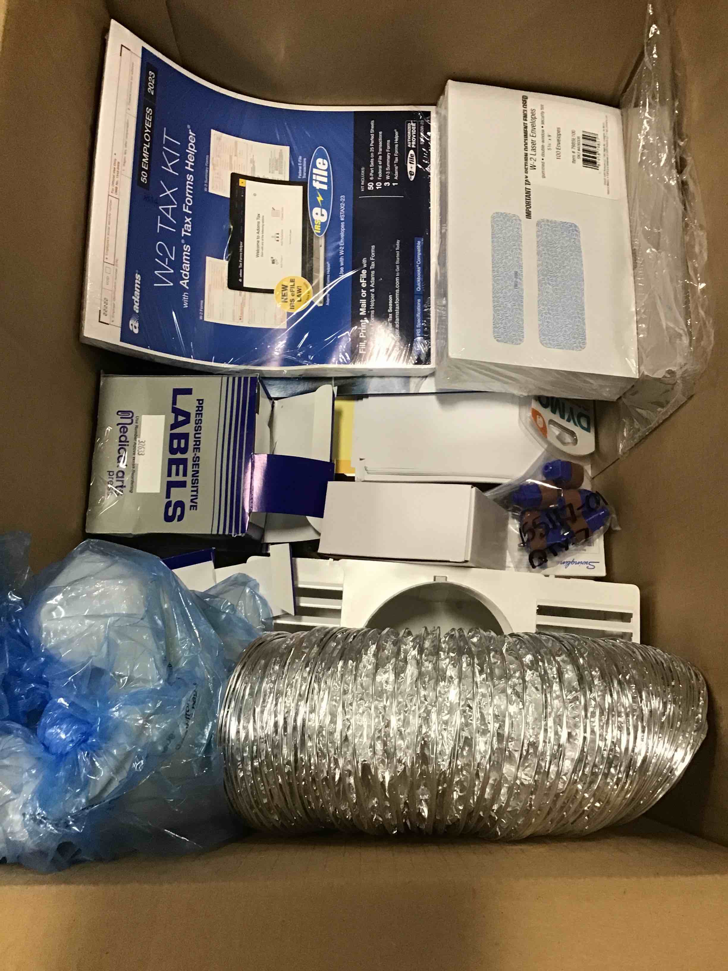 Assorted of variety of products for the maintenance and cleaning of office or home. (expiration date, brands and sizes may vary)