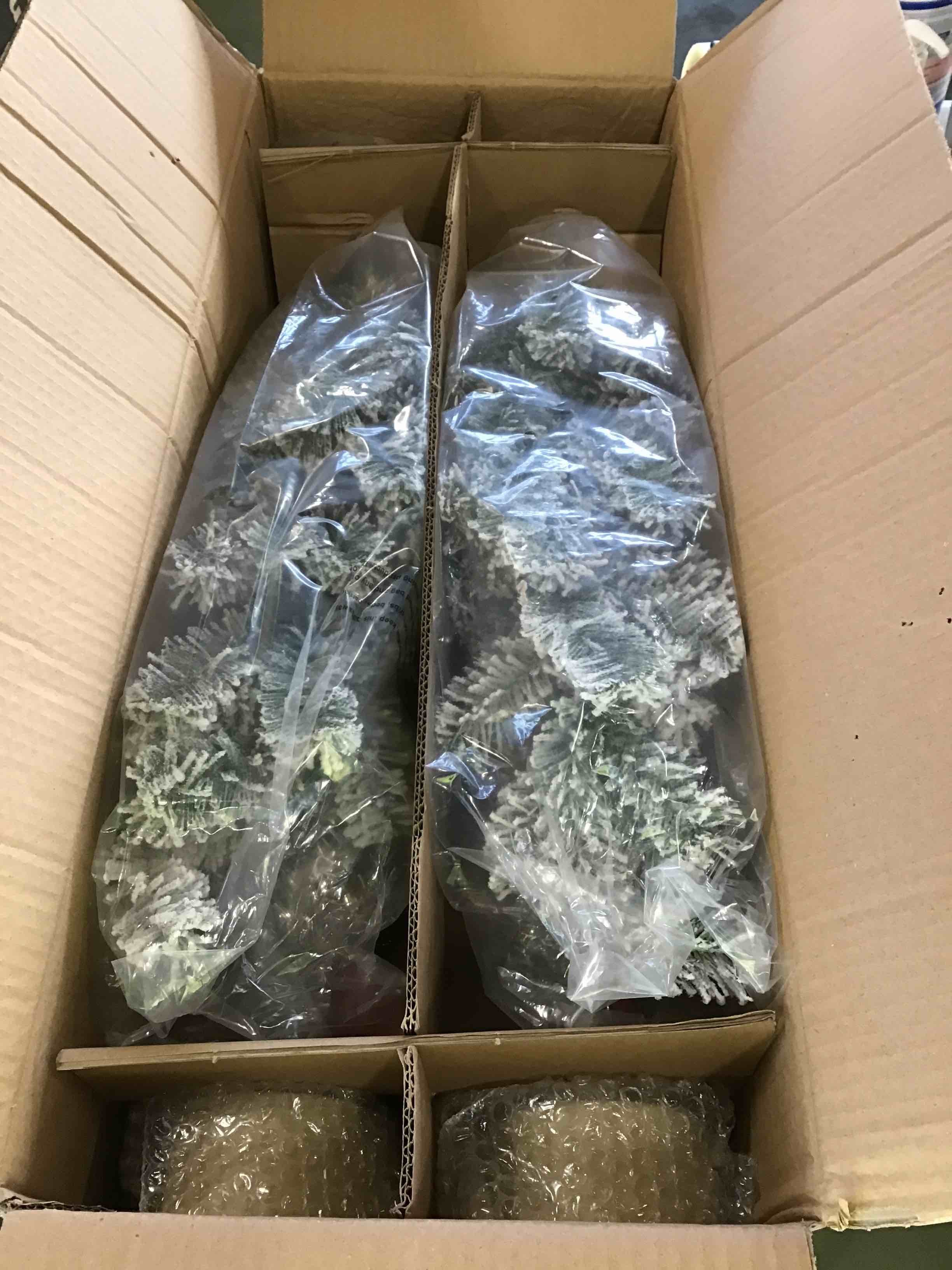 24" Unlit Flocked Indexed Mini Artificial Christmas Tree - Wondershop™