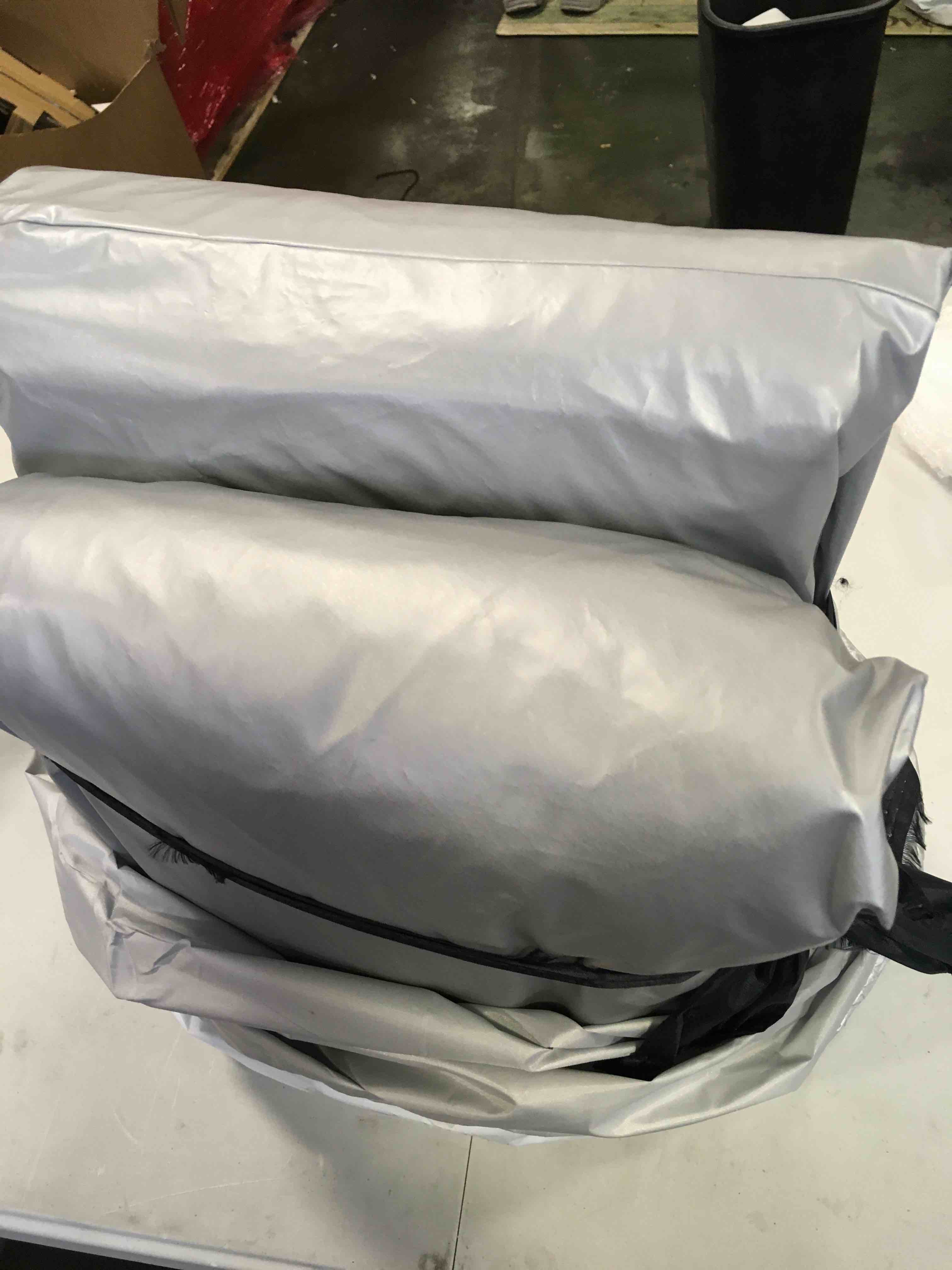 GEARFLAG Custom fits for Wrangler JK JL 4 Doors 2007-2021 car Cover with Driver Door Zipper Anti UV Waterproof Snow-Proof with Wheel Straps (Wrangler JK JL (Silver/Gray))