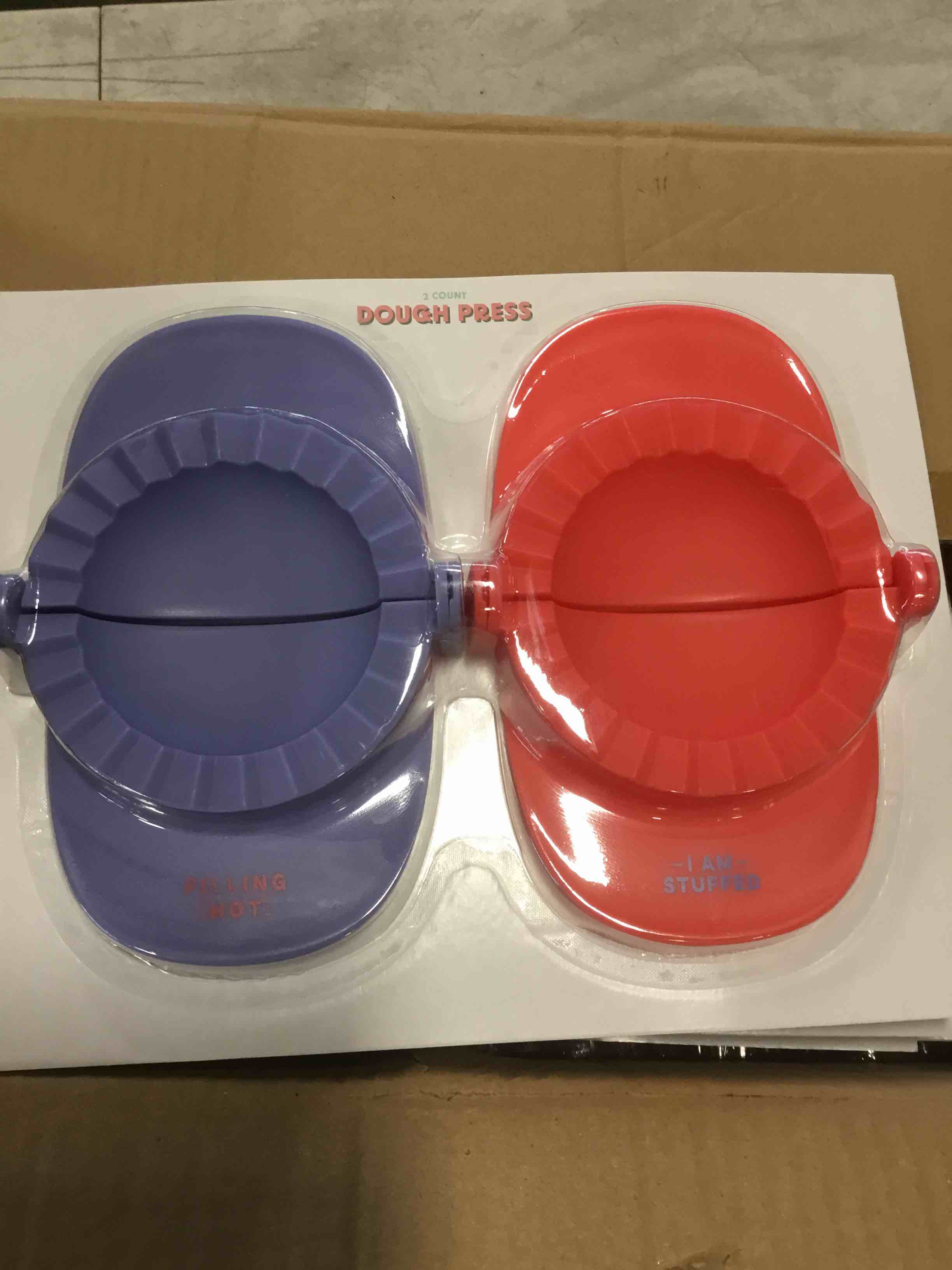 Case of 22/22 )  Bullseye Dough Press(2) For Ravioli Calzones Dumplings Empanadas Pies