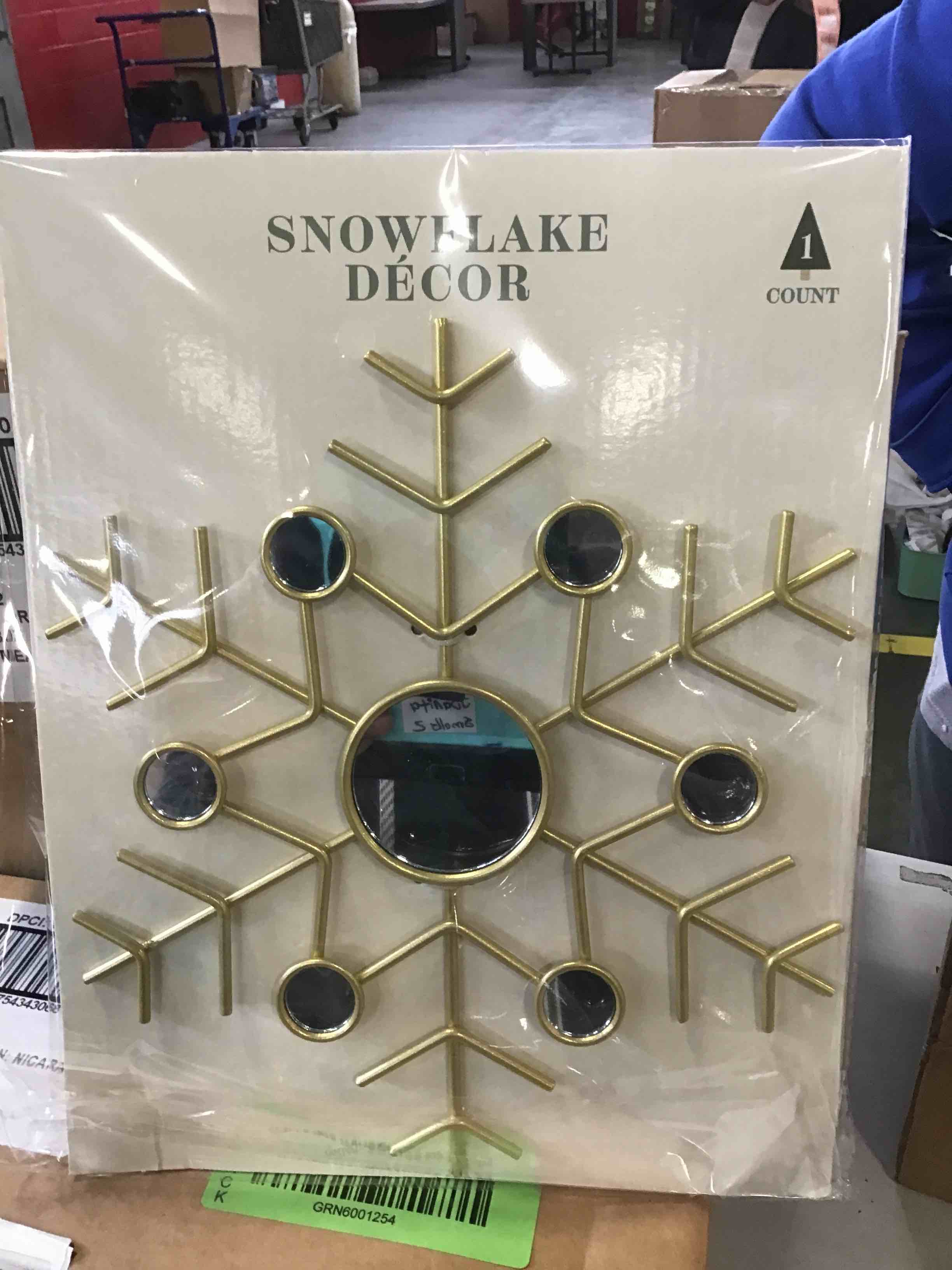 Christmas Snowflakes Decor 10 piece of case