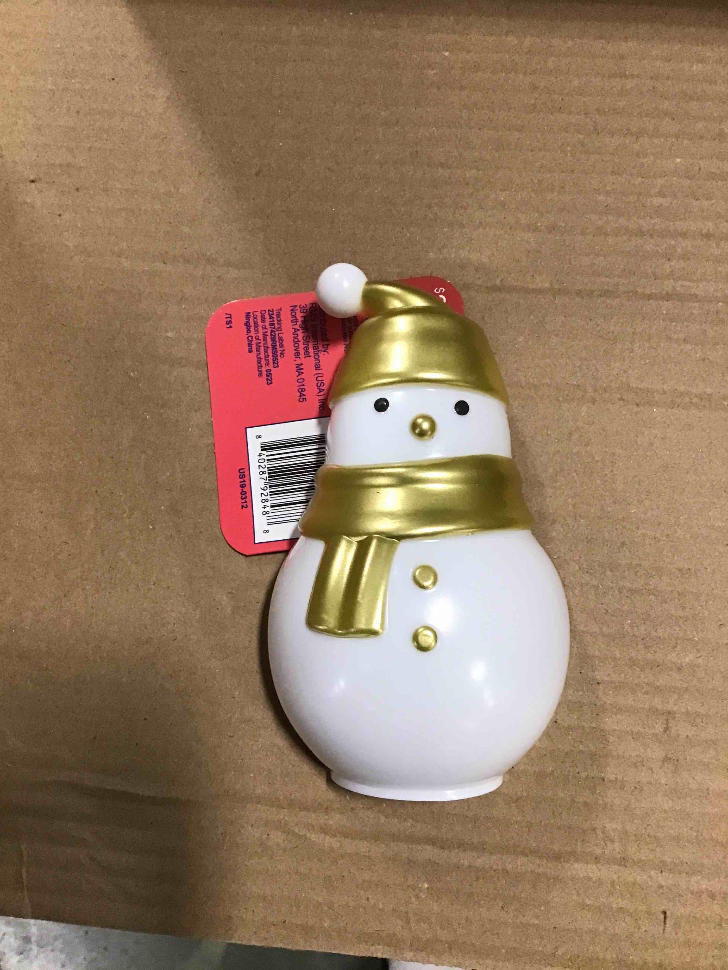 Assortment of brand new LED window lights comes with snowman and a snowflake and ornament 