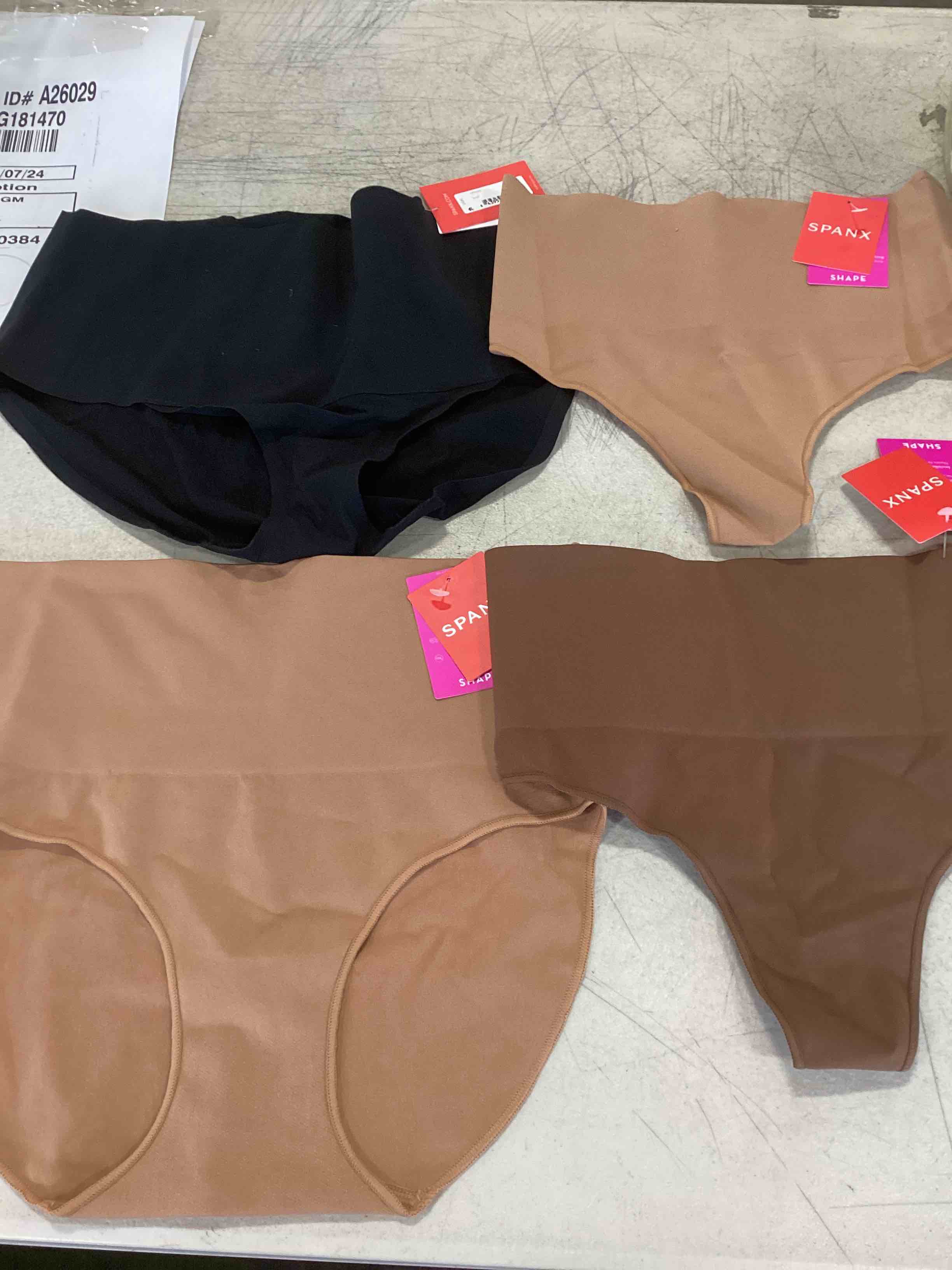 Assored Spanx Women's Undie-tectable Brief different size ,models and colors
