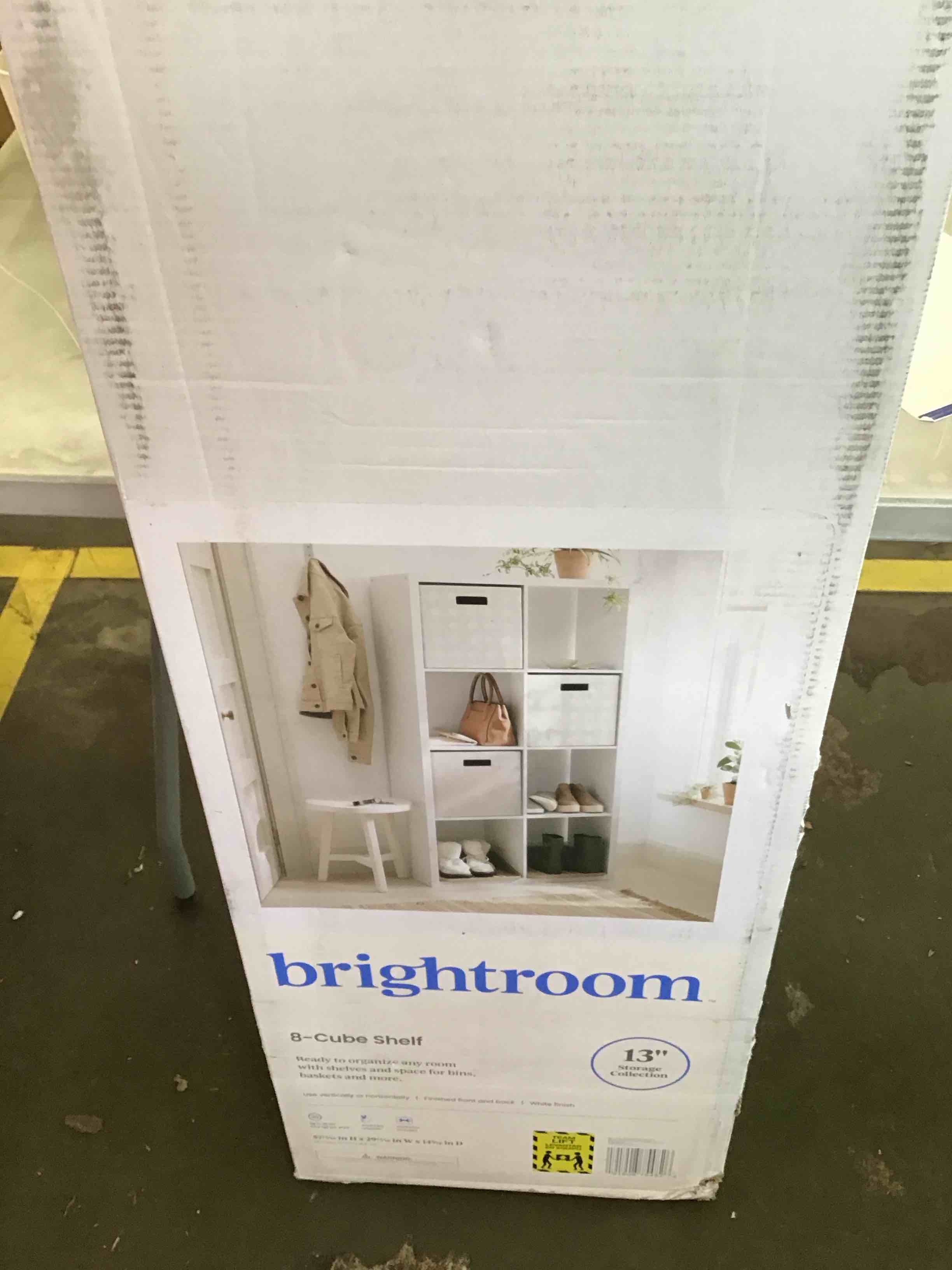 8 Cube Organizer White - Brightroom