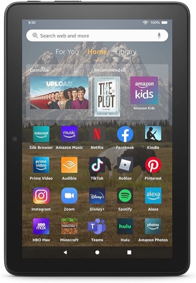 Amazon Fire tablet Demo Display 