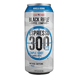 Black Rifle Coffee Company RTD (Vanilla Bomb, 15 Fl Oz (Pack of 12))