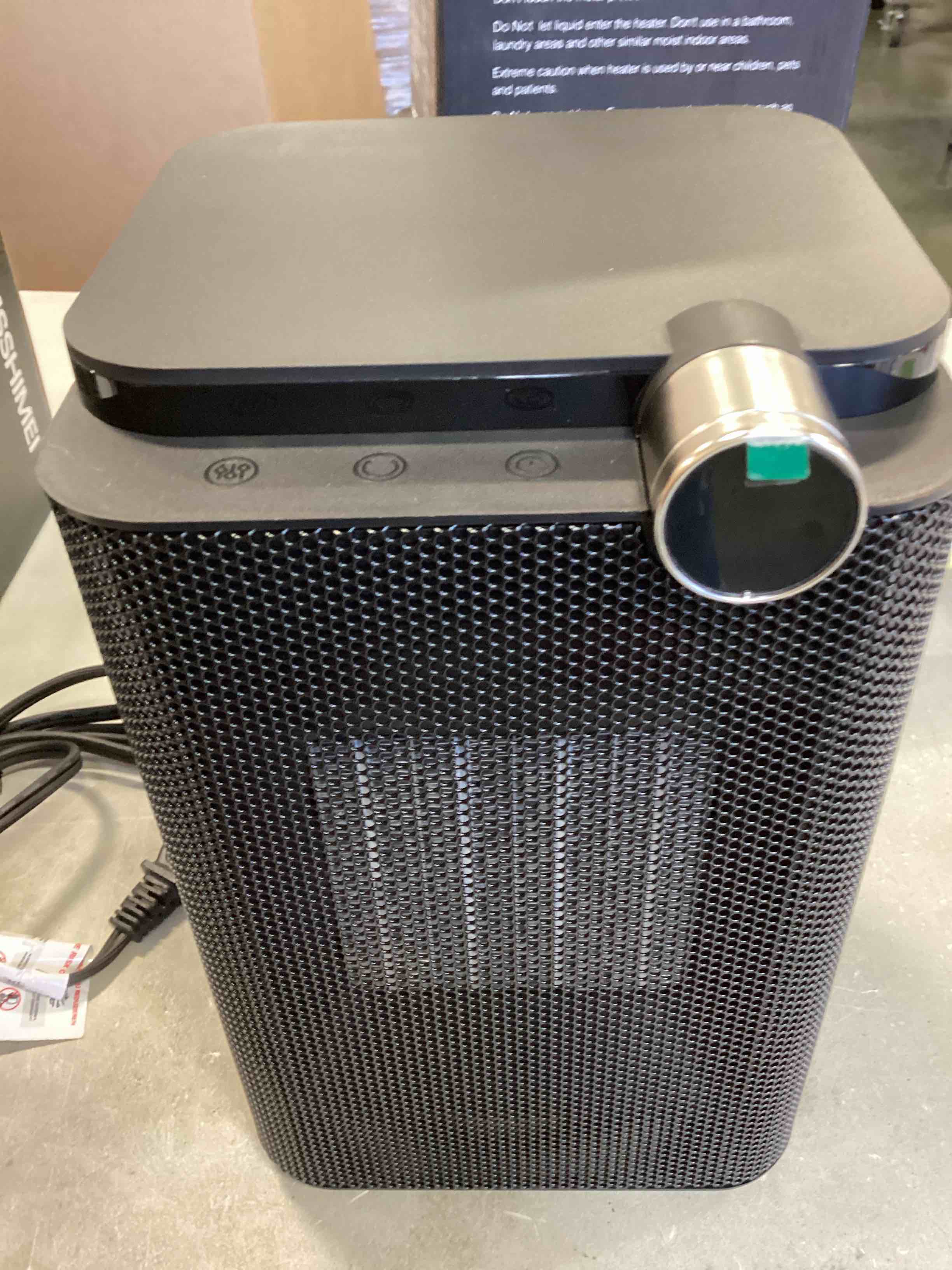 MSSHIMEI Space Heater Indoor, 90° Oscillation Portable Heater Fan, 1500W PTC Electric Heater with Thermostat,1-12H Timer, Fast and Safe Heating, Small Room Heaters for Bedroom Office Indoor