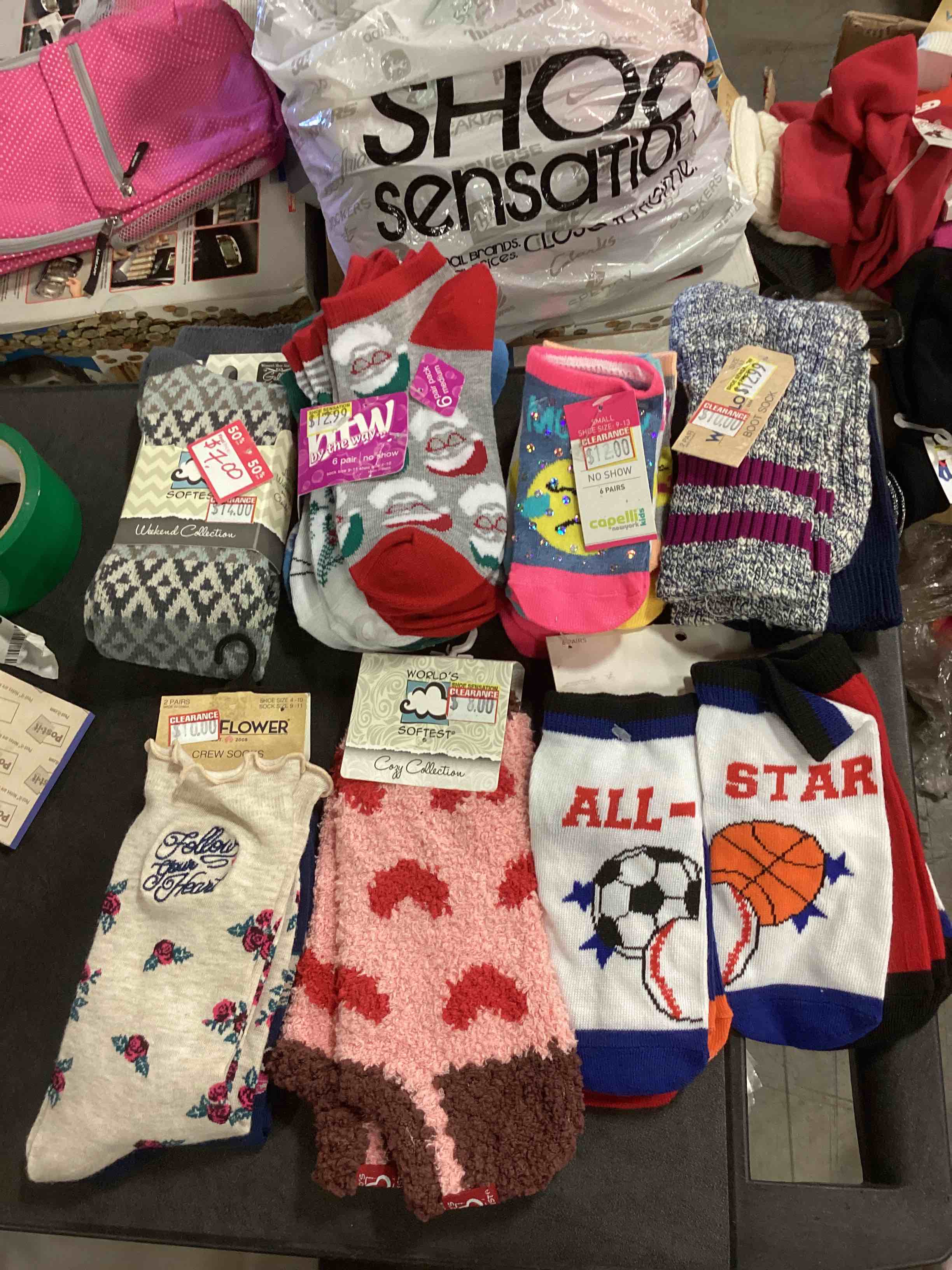 Assorted cold sock Different Size and color