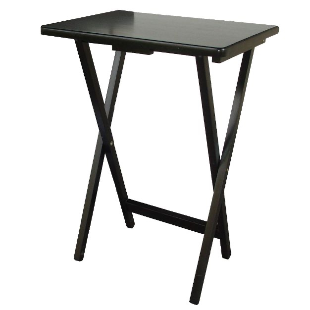 Peakform all wood, black Personal Tv tray