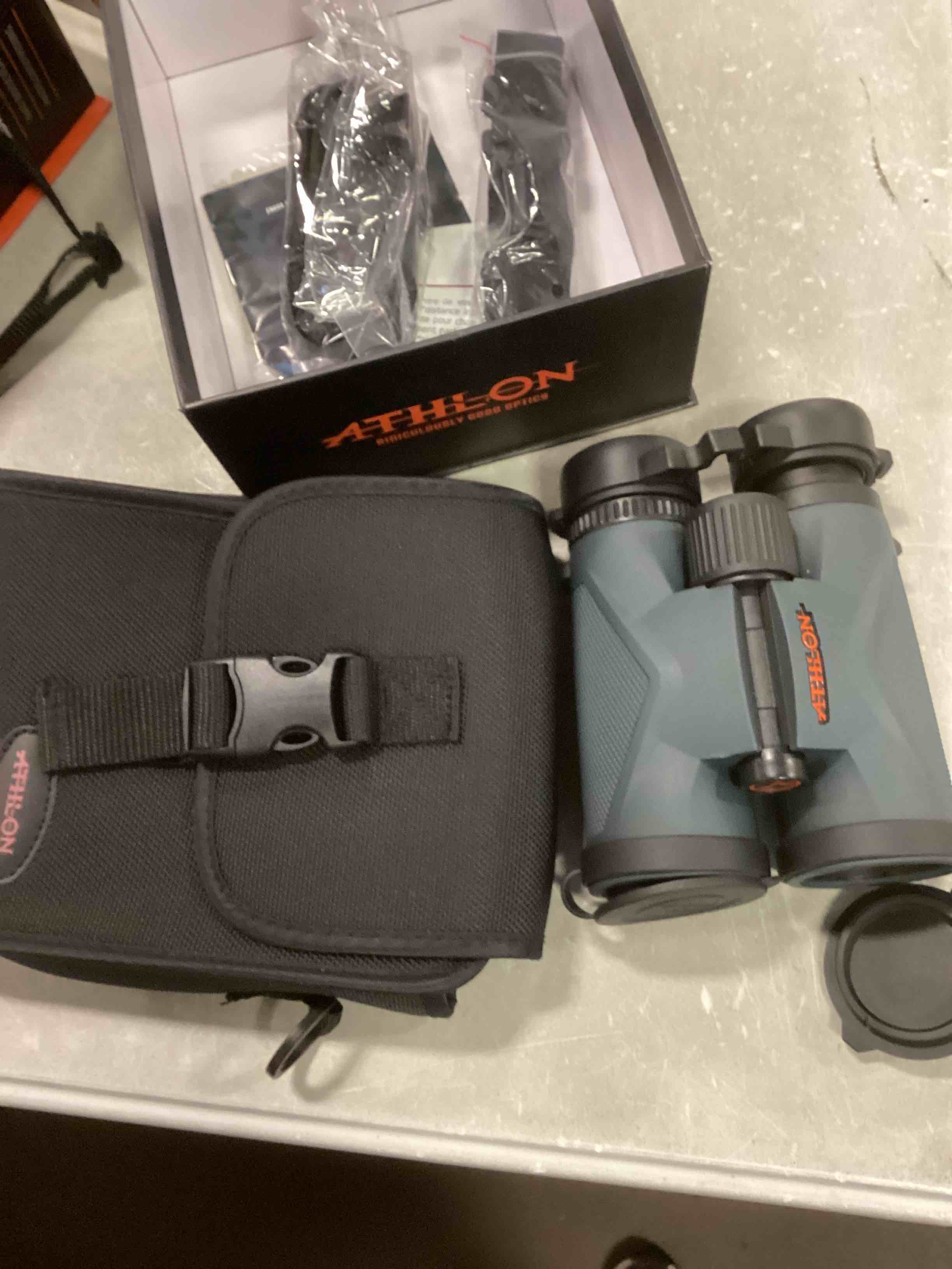 Athlon Optics Midas Binoculars for Adults and Kids, Waterproof, Durable Binoculars for Bird Watching