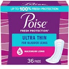 Poise Fresh Protection Ultra Thin 36 pads 