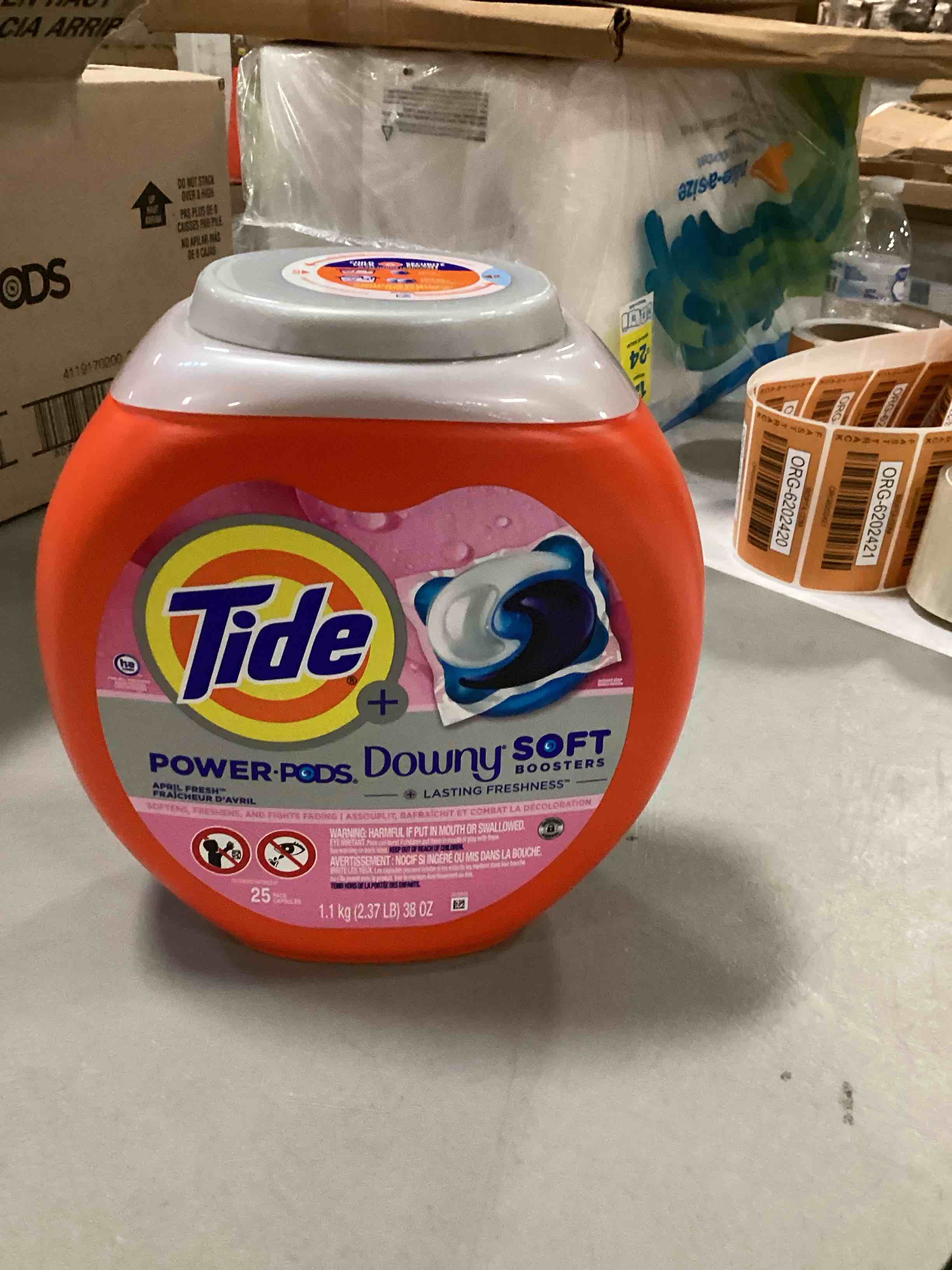 Tide Power Pods with Downy Tub Laundry Detergent - 25ct