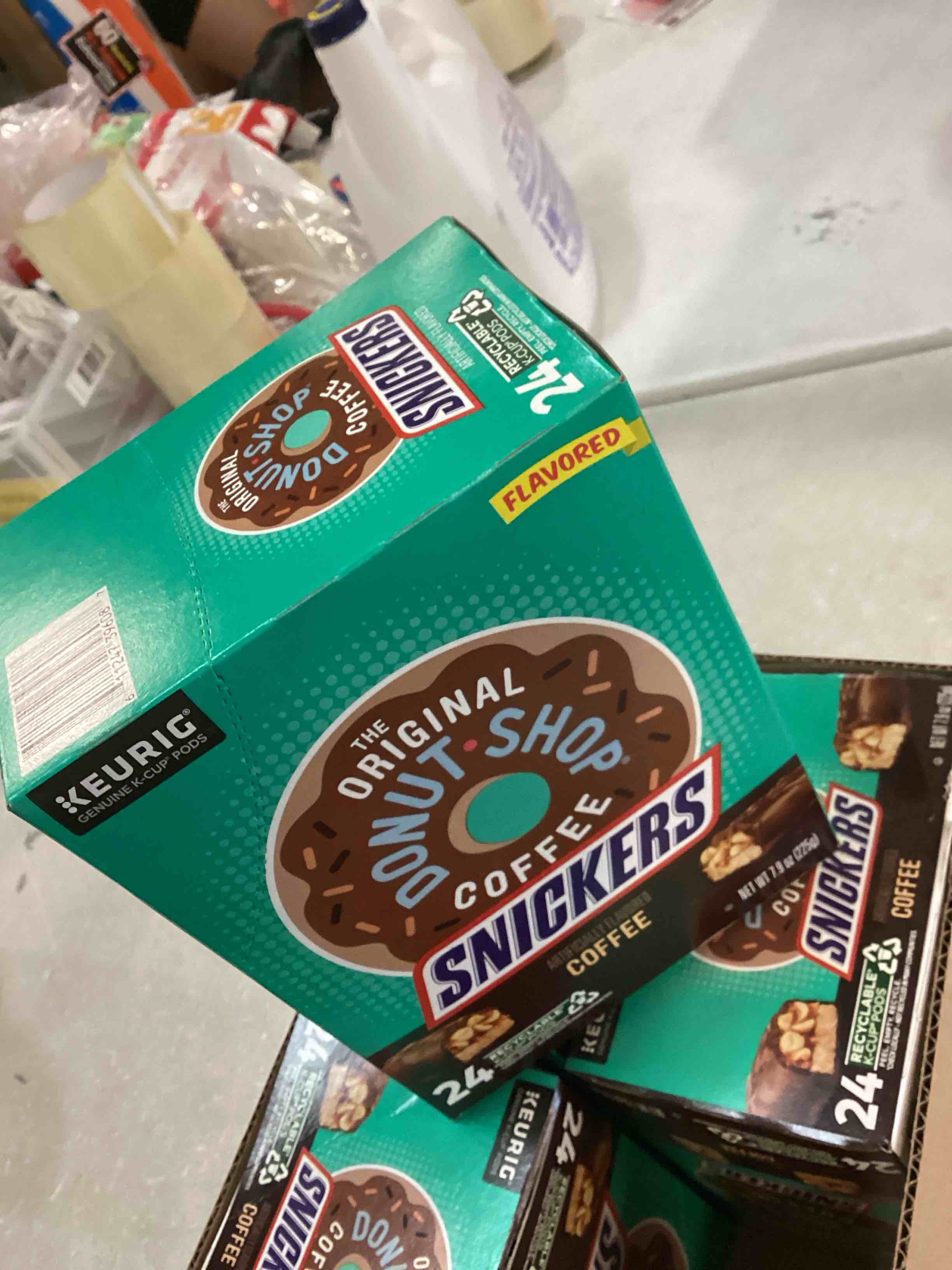 The Original Donut Shop Snickers, Keurig Single Serve K-Cup Pods, Flavored Coffee, 96 Count