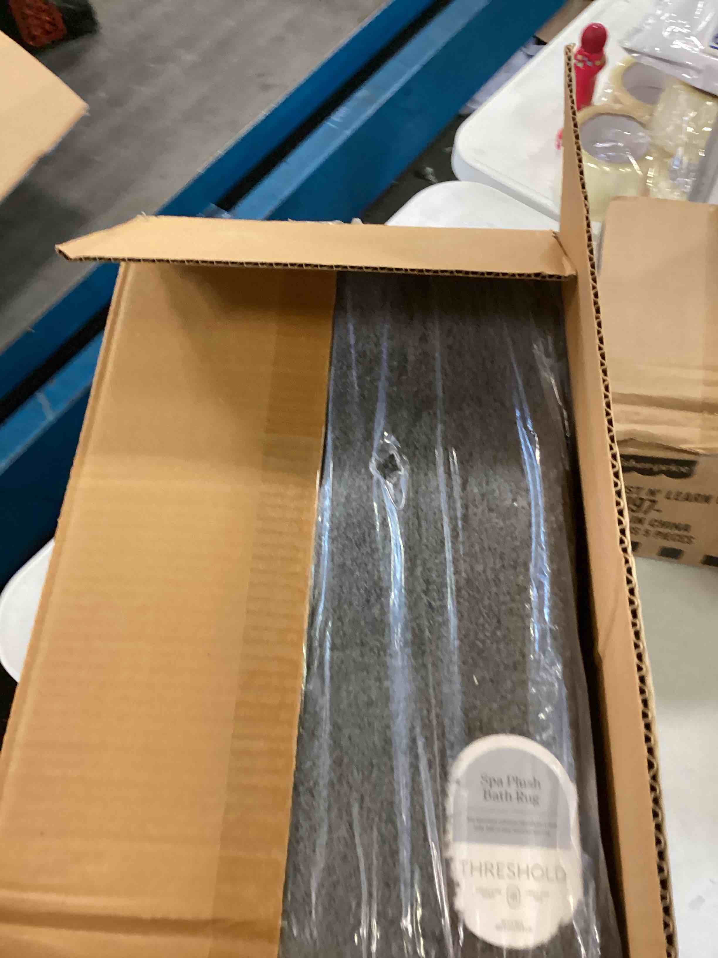 24"x40" Spa Plush Bath Rug Dark Gray - Threshold™