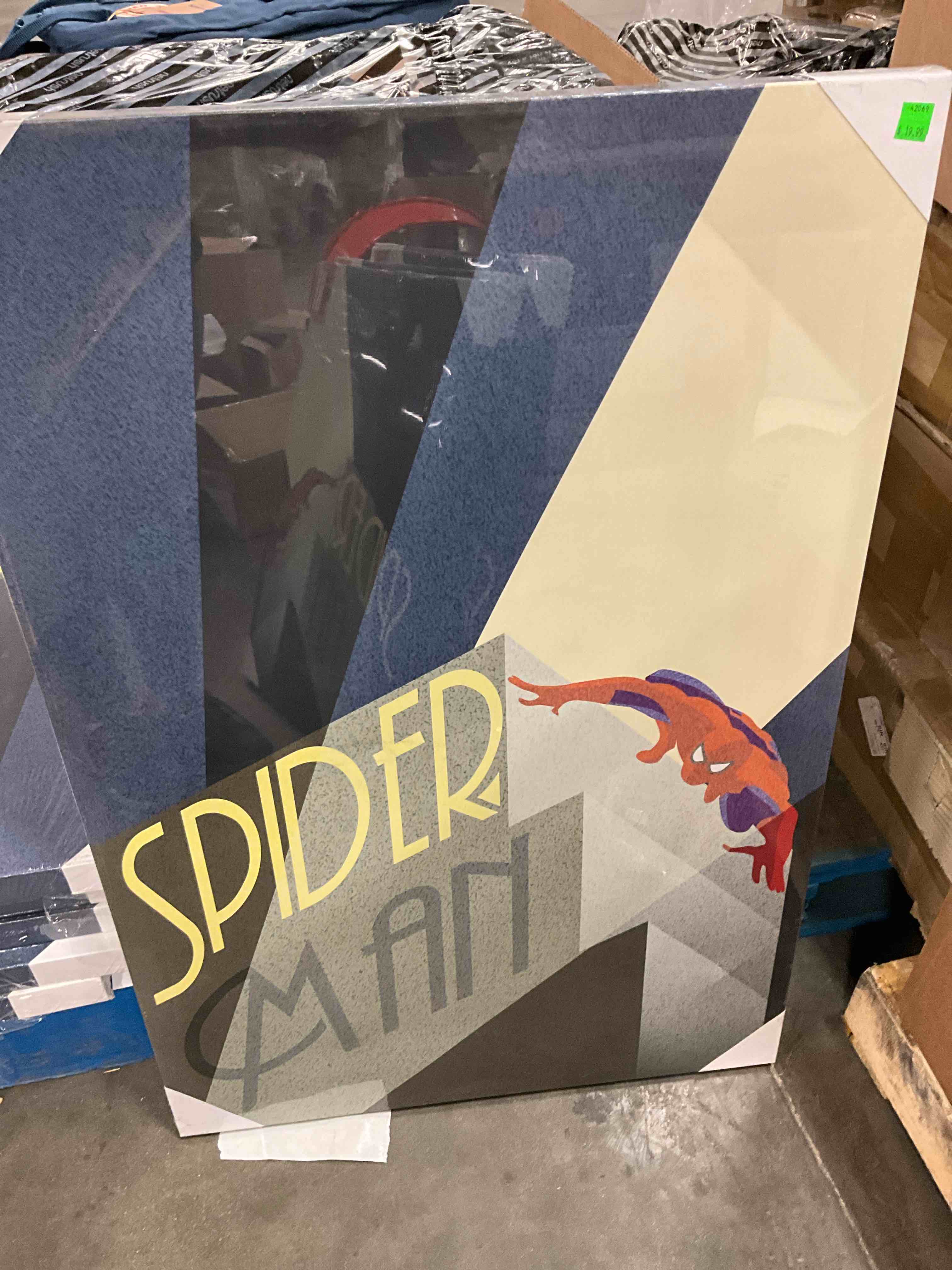 SpiderMan Canvas Wall Art 24 x 36 