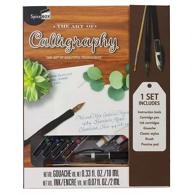 Art of Calligraphy Crafting Gift Set by Spicebox