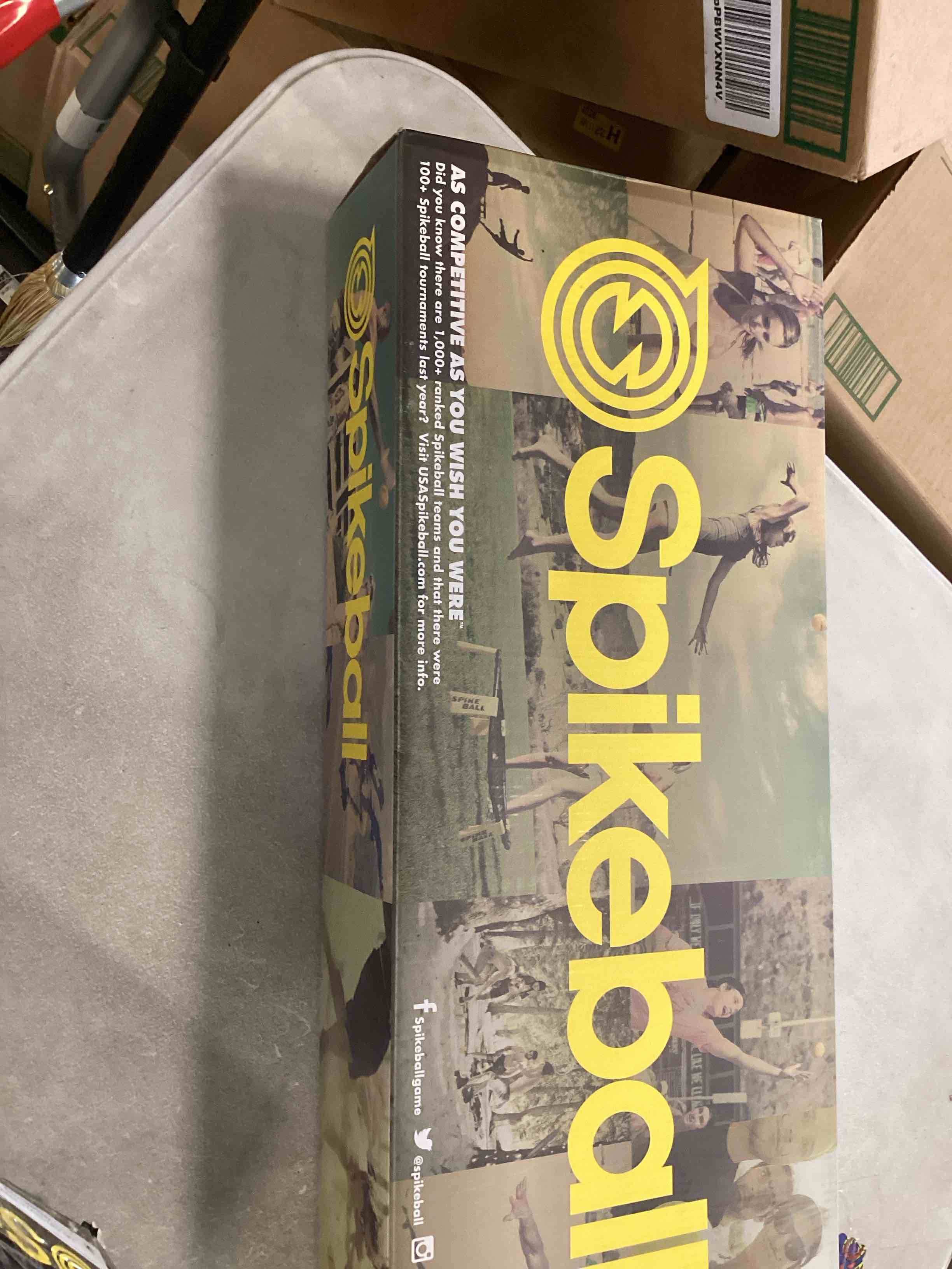 Spikeball Standard 3 Ball Kit with Adjustable Net & Balls - Portable Roundnet Game