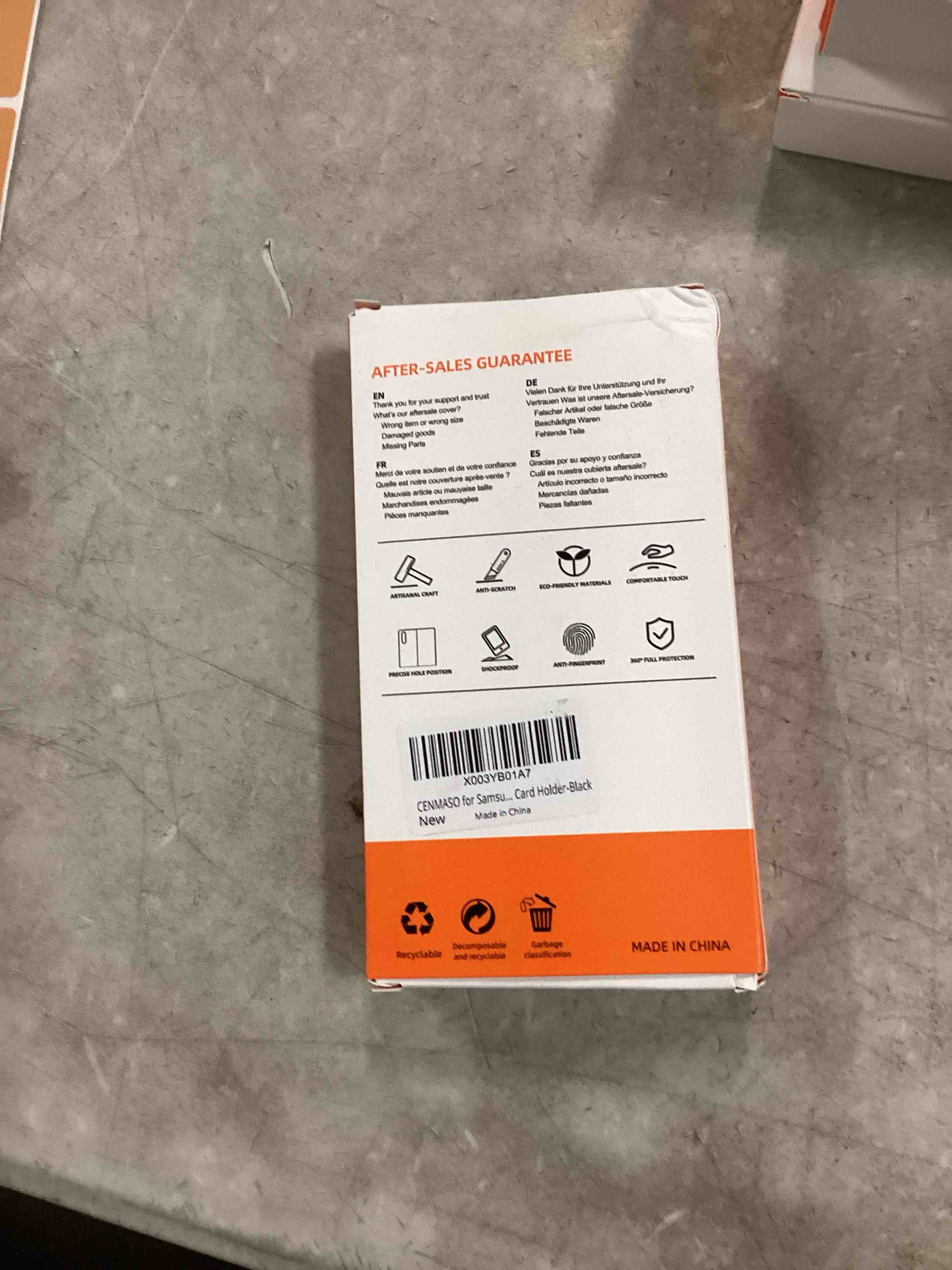 CENMASO for Samsung Galaxy Z Fold 5 Case, Z Fold 5 Wallet Case with Card Holder & Camera Lens Cover & Hinge Protection & Screen Protector & Invisible Kickstand, Shockproof Case for Fold 5-Black