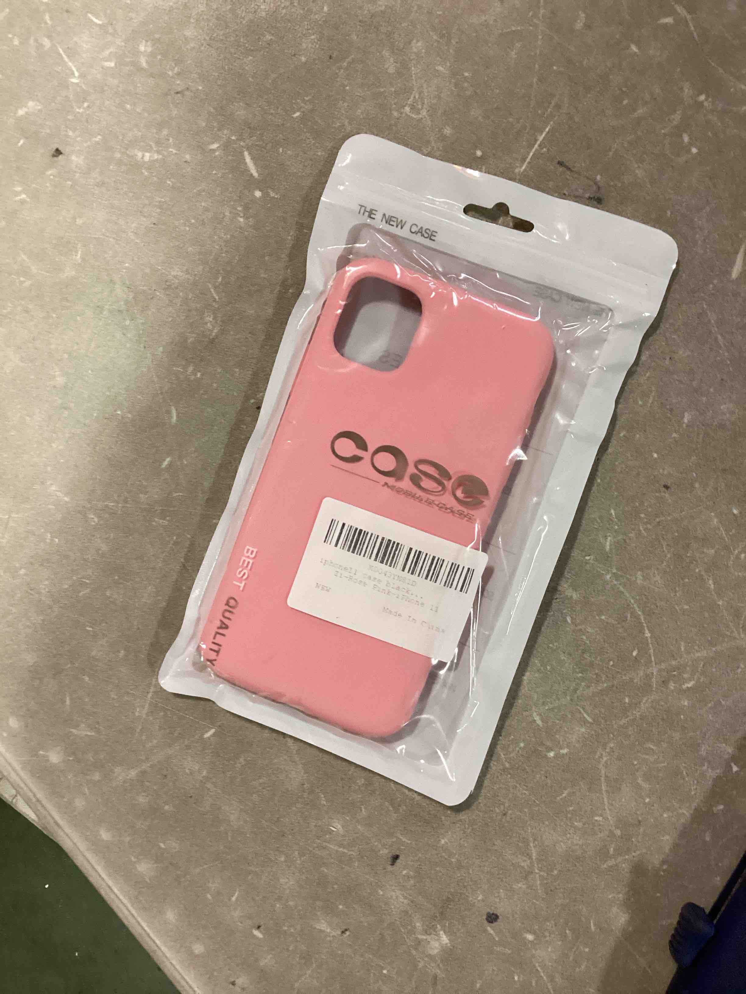 Compatible with iPhone 11 Case, Ultra Slim Soft Silicone Protective Cover Shockproof Anti-Scratch Phone Case for iPhone 11 - Pink