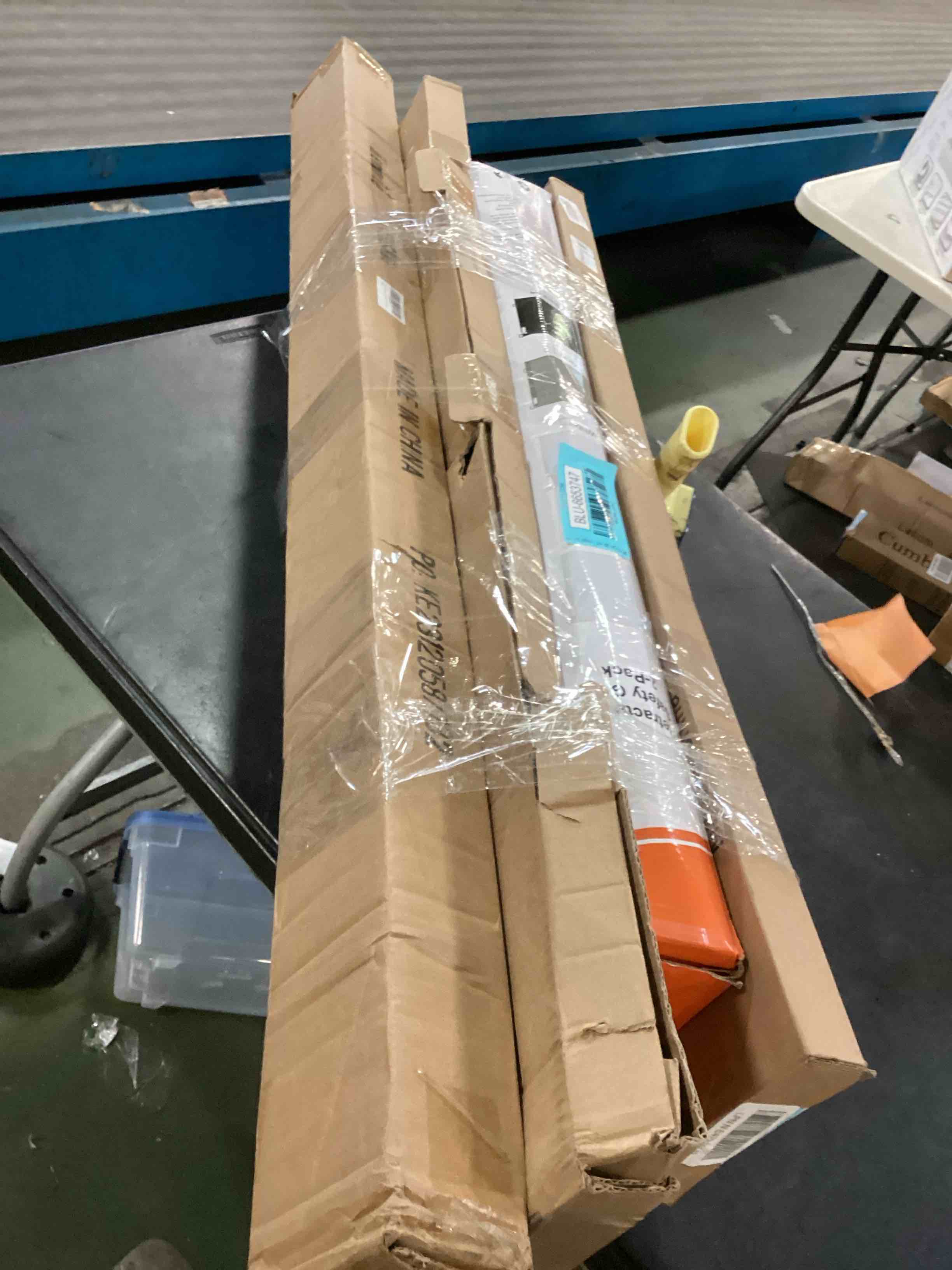 Assortment of Miscellaneous products (May Include cordless shade, curtain rods, retractable baby gate, Led universal linear lamp and more or other use)