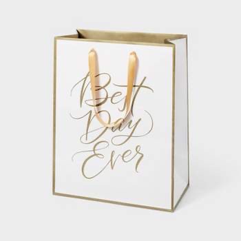 "Best Day Ever" Small Wedding Gift Bag - Spritz™(Box OF 24/4))