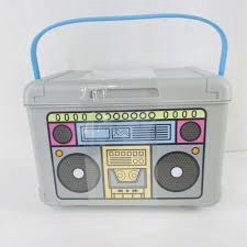 Target Bullseye Playground Summer 6 Can 12oz Mini Cooler Drink Box Music Boombox
