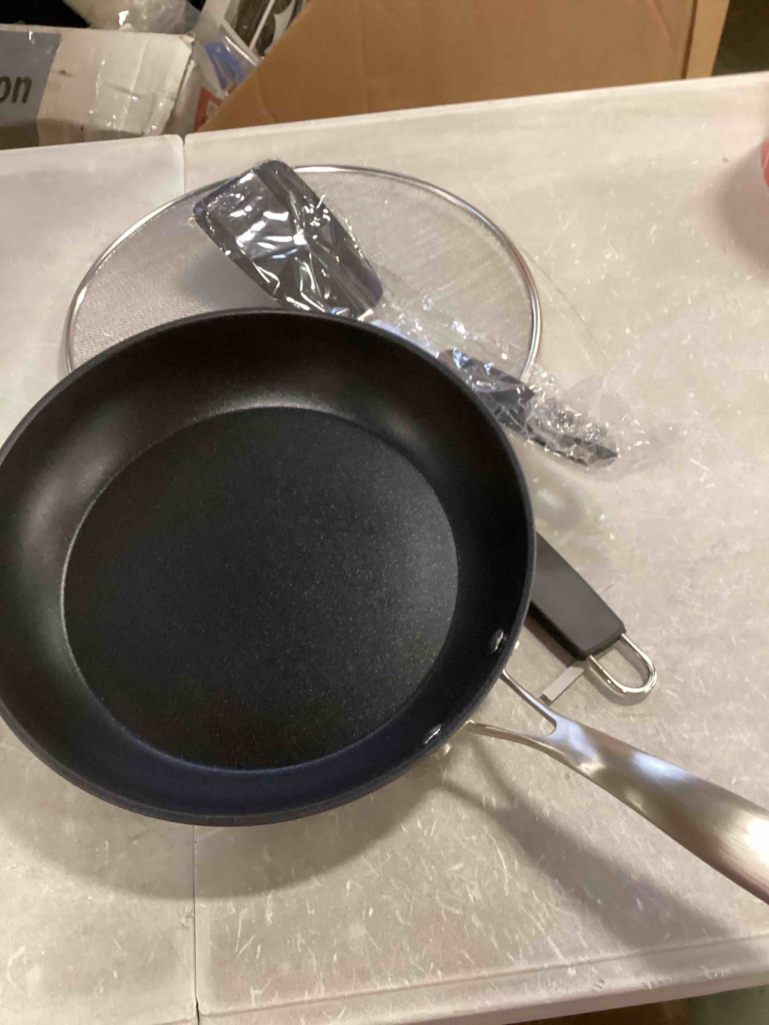 Frying Pans Nonstick - 10" Non Stick Frying Pan with Lid Splatter Screen - Lightweight Aluminum Fry Pan Skillet Includes Spatula - 2" Deep Egg Pan, PFAS-Free and PFOA Free, Dishwasher Safe, Oven Safe