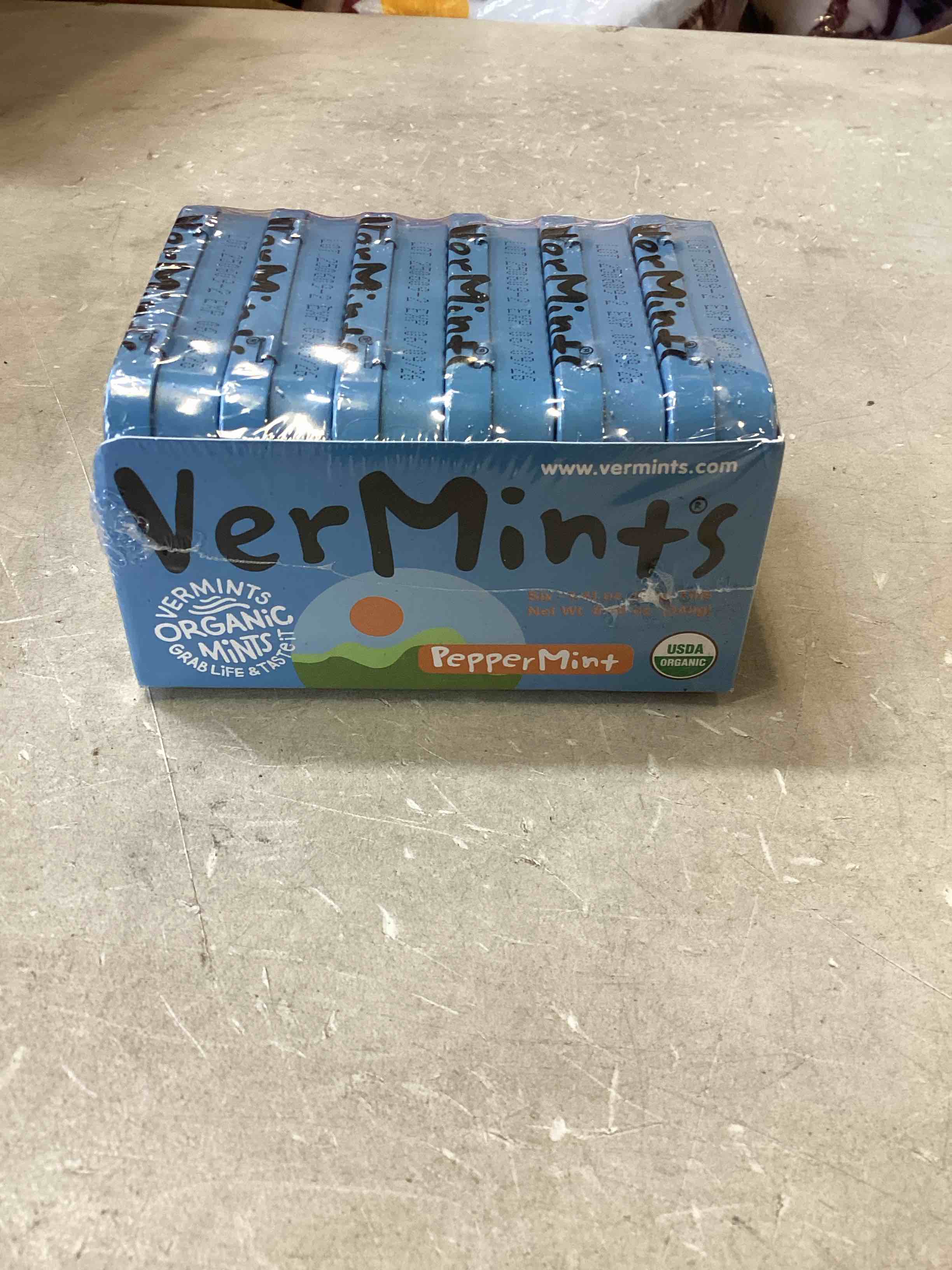 VerMints Peppermint Breathmints, 1.41 oz, 6ct