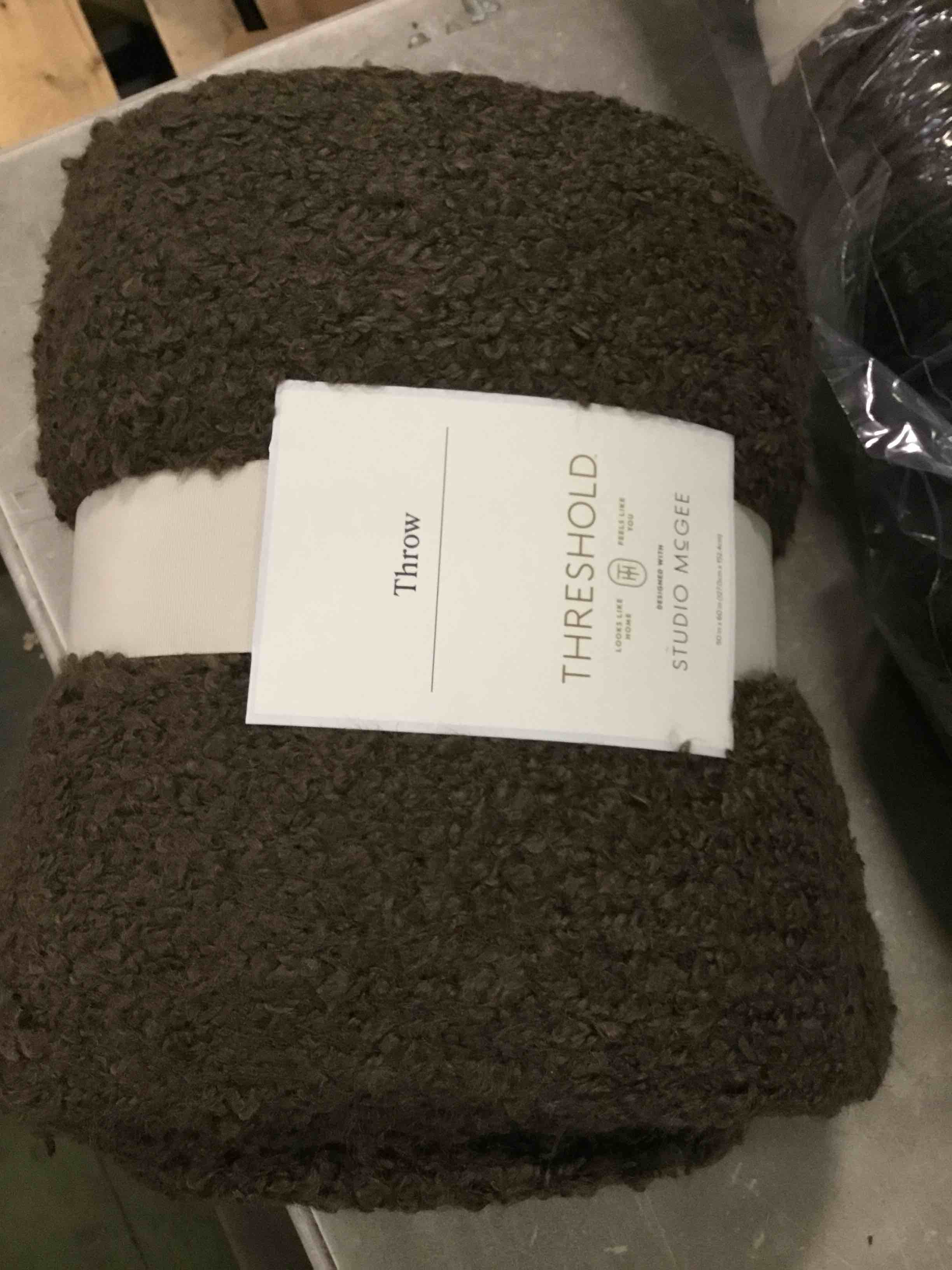 Boucle Throw Blanket - Threshold™ designed with Studio McGee: Midweight, Machine Washable, Acrylic & Wool Blend, 50x60"