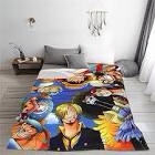 Anime Throw Blanket Super Soft Flannel Blanket Warm Towel Blanket for Couch Sofa Bed Living Room 80x60 in