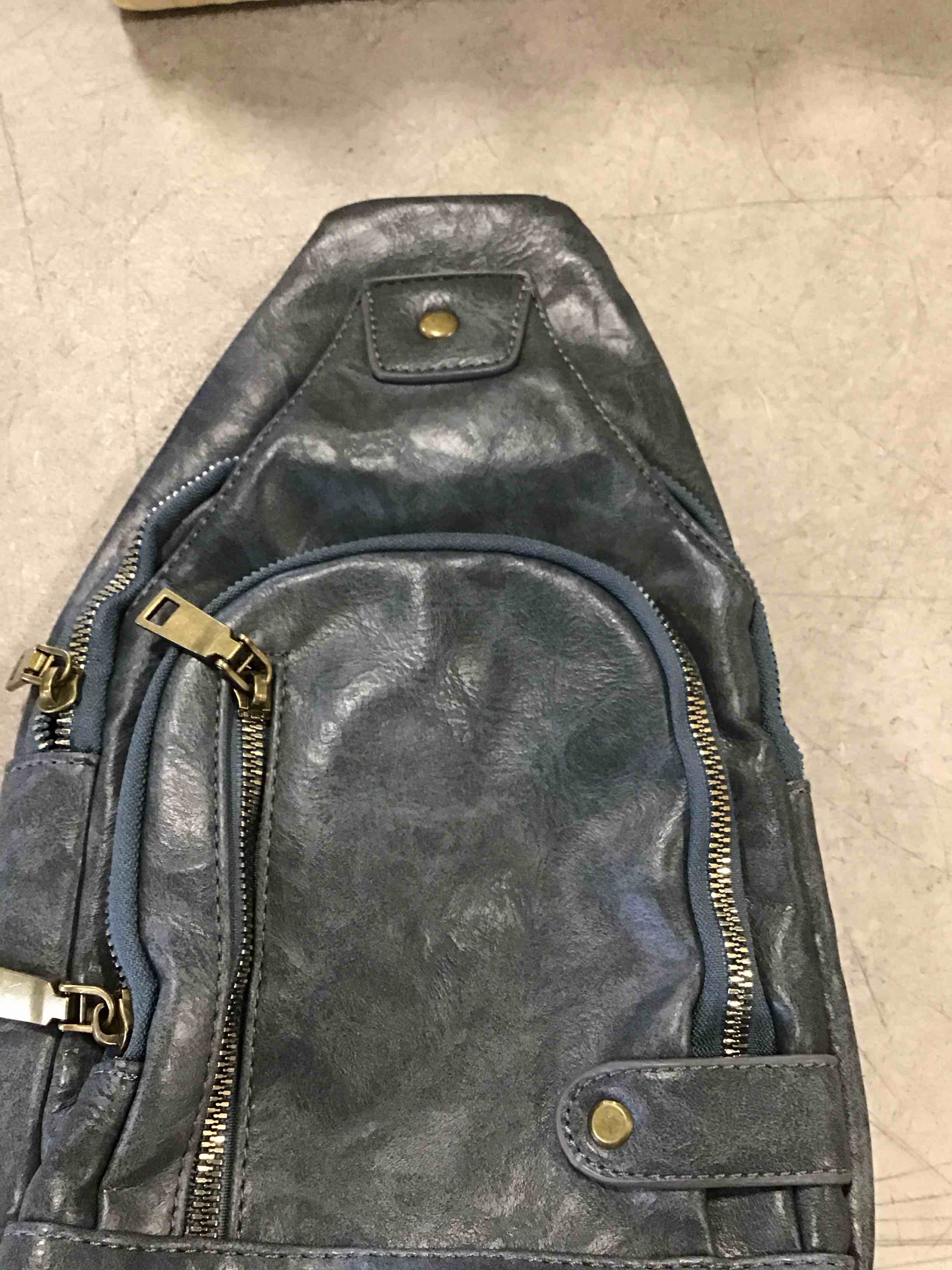 Sling Bag for Women Crossbody Leather Large Sling Backpack Fanny Packs Phone Purse Chest Bag With Guitar Strap