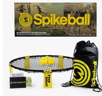 Spikeball Standard 3 Ball Kit with Adjustable Net & Balls - Portable Roundnet Game