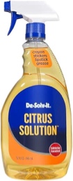 Orange Sol De-Solv-It Citrus Solution - Odor & Stain Remover for Cloth, Wood, Glass & More, 32-Ounce