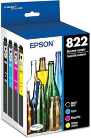 Epson - T822 3-Pack Standard Capacity Multi Ink Cartridges