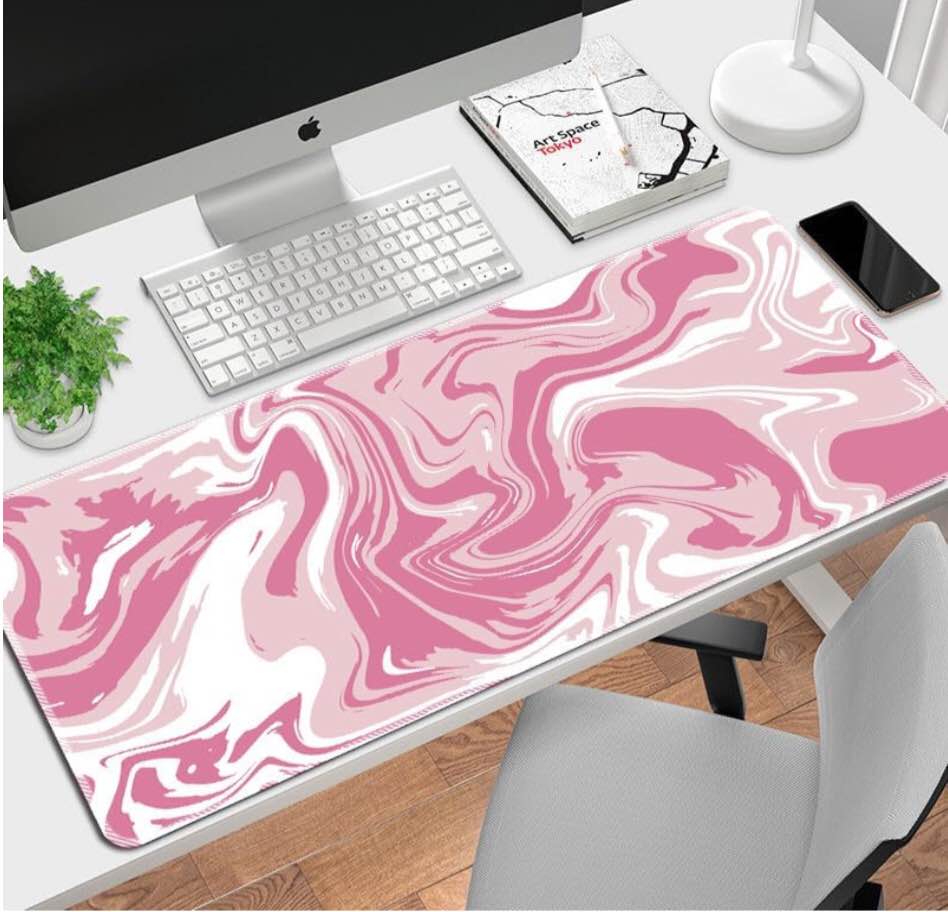 ?5 Patterns 3 Sizes?Gaming Mouse Pad Marbled Design Fluid Pattern Large Mouse Pad for Desk Keyboard and Mouse Pad Desk Mat Computer Mat Protector Mat Office Desk Accessories Gifts - 35.5"L*15.8"W XL-35.5"L*15.8"W Colour_a