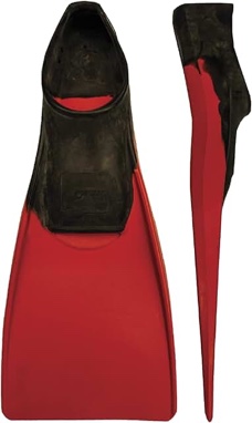 Finis Long Floating Fins For Swimming And Snorkeling Black/red Xl Us Male 9-1...