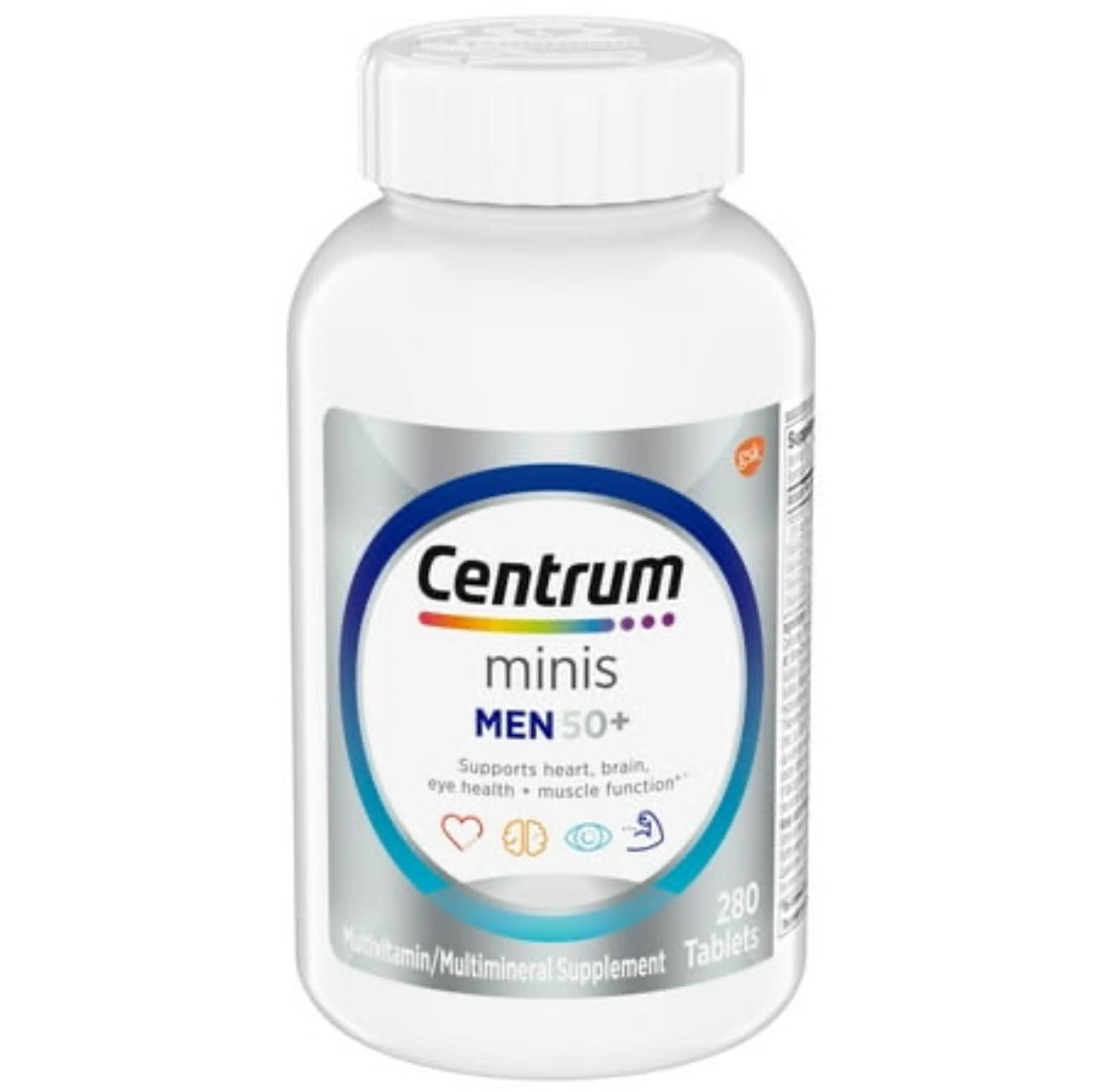 Centrum Minis Silver Mens 50 Plus Multivitamin  Supports Memory and Cognition  280 Count