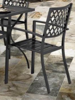 Outdoor Dinning Chair Set of 2  Ss16084bk
