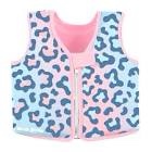 Water Stars Swim Vest - Pink Leopard - Extra-Small/Small - for Fashionable Children 3+