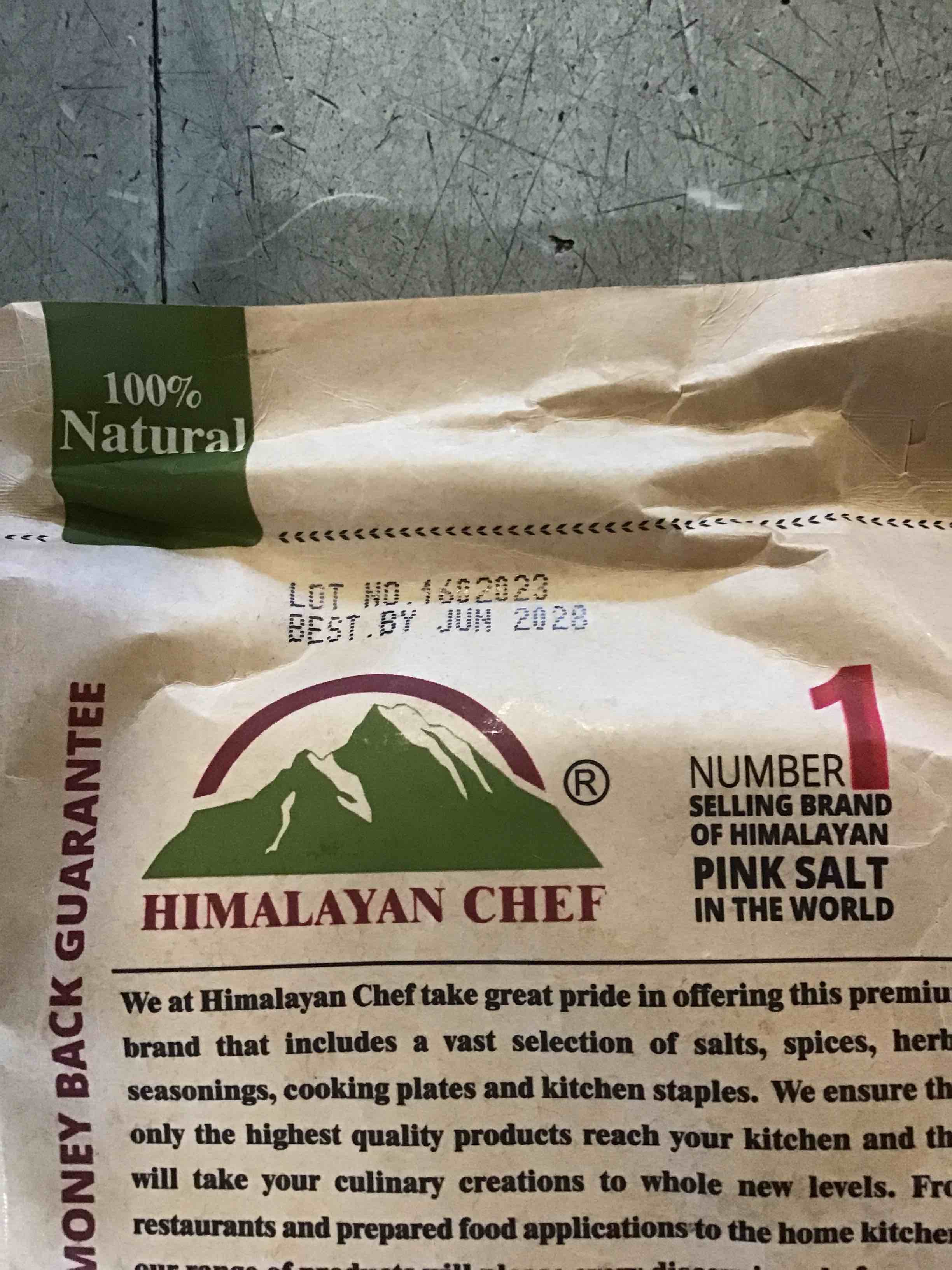 (expedition date 06/01/2028) Himalayan Chef Sea Salt, Coarse Grains, 48 Ounce Resealable Bag – All Natural and Hand Harvested Unrefined Salt, Gluten Free, Non-GMO Seasoned Salt