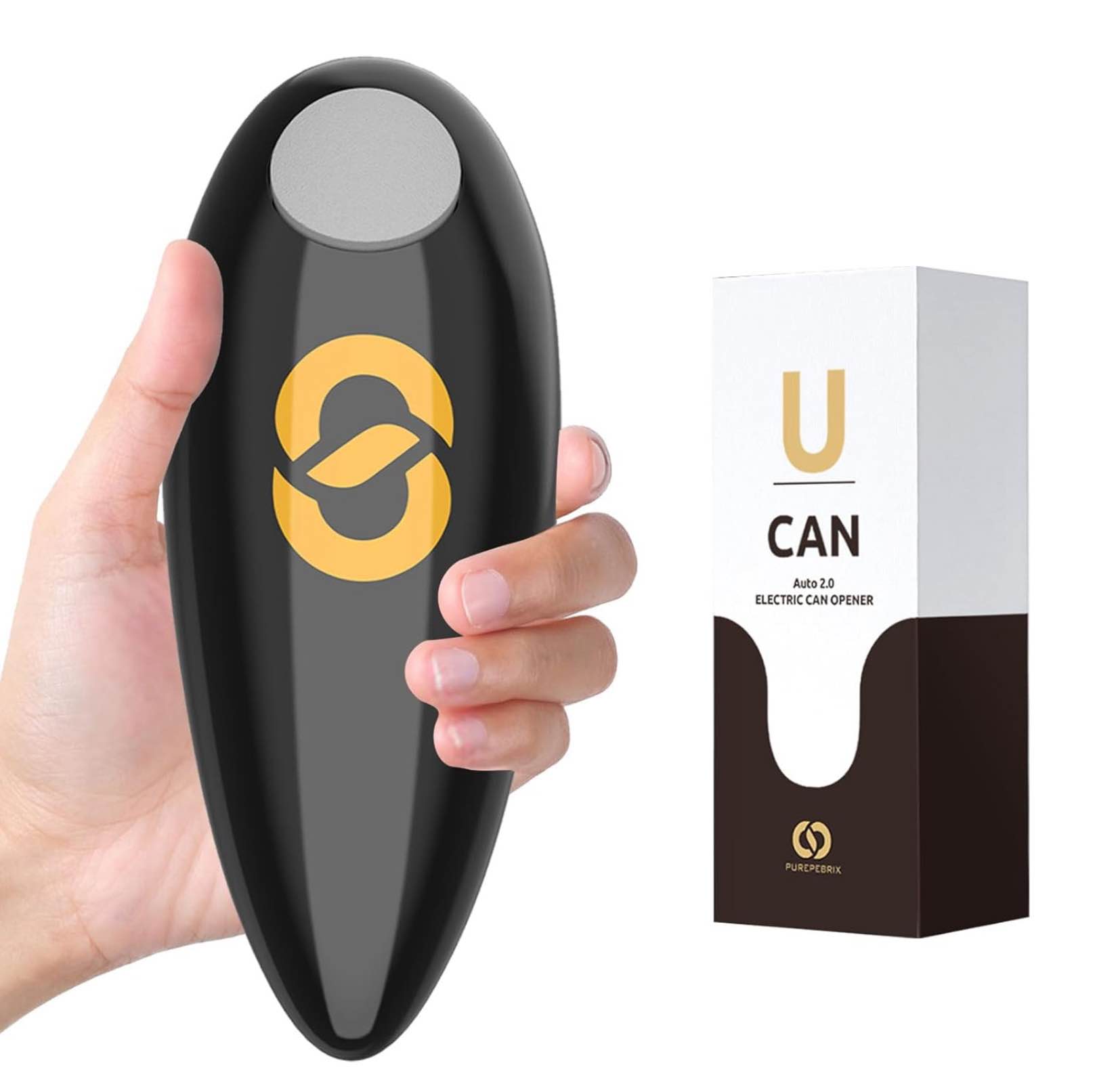 2024 Auto Electric Can Opener One Touch Switch,Hands Free, Smooth Edge, Food-Safe, Battery Operated