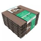 Select Surfaces Composite Deck Tiles Cedar 11.81  x 11.81  (8 Count)